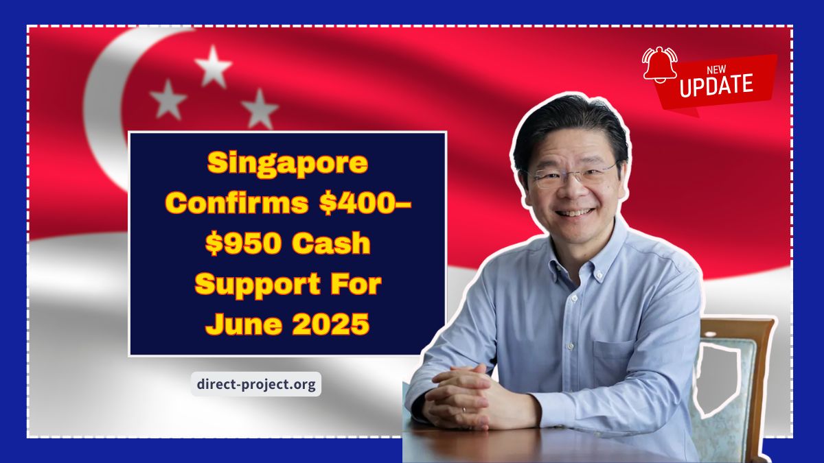 Singapore Confirms $400–$950 Cash Support For June 2025 – Check Eligibility, Amounts & Payment Details